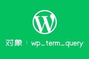 wordpress检索分类法对象：wp_term_query